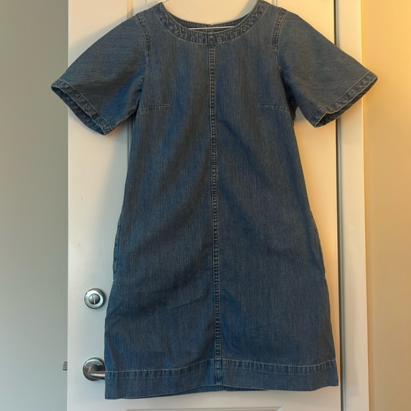 J Crew Denim Dress. Size 0 - Picture 1 of 4